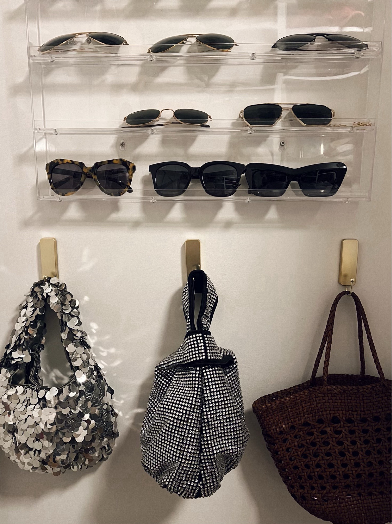 Sunglasses organizer // purse organization 

home organization, closet organization 

#LTKfindsunder50 #LTKhome