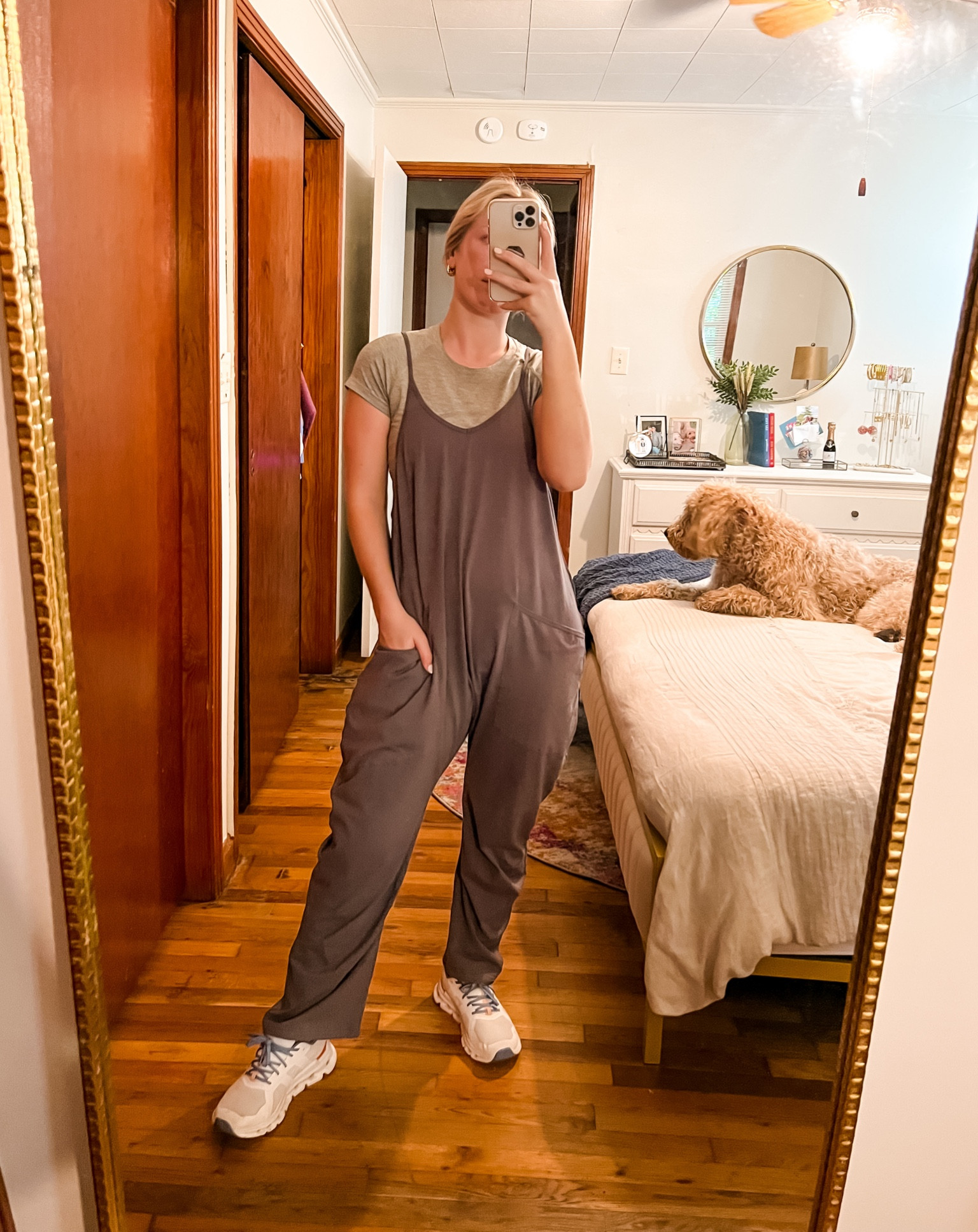 FREE PEOPLE HOT SHOT ONESIE DUPE!🥳 sooo comfy! wearing a size Medium (wear S in real FP onesie) 

#LTKFind #LTKhome #LTKGiftGuide