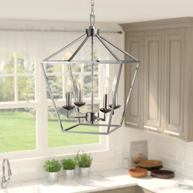 Neuhaus 4 - Light Lantern Geometric Pendant | Wayfair North America