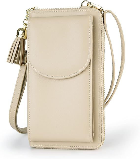 Womens Crossbody Bag Small Cellphone Shoulder Purse Travel Card Wallet Handbag | Amazon (US)
