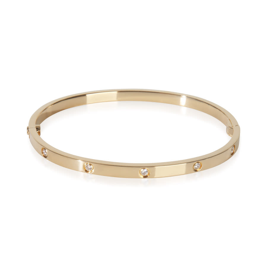 Pre-Owned Cartier Yellow Gold Diamond Small Model Love Bracelet | Jomashop.com & JomaDeals.com