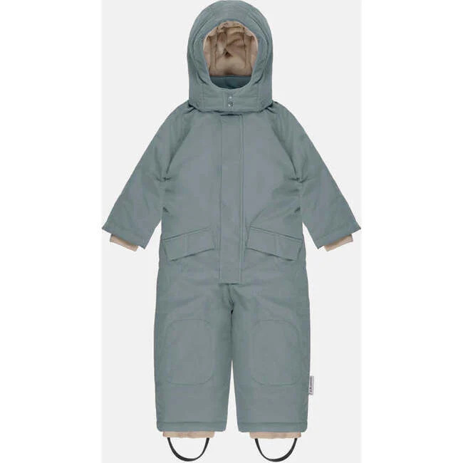 7AM Enfant | Grand Benji Snowsuit, Mirage (Blue, Size 5-7Y) | Maisonette | Maisonette