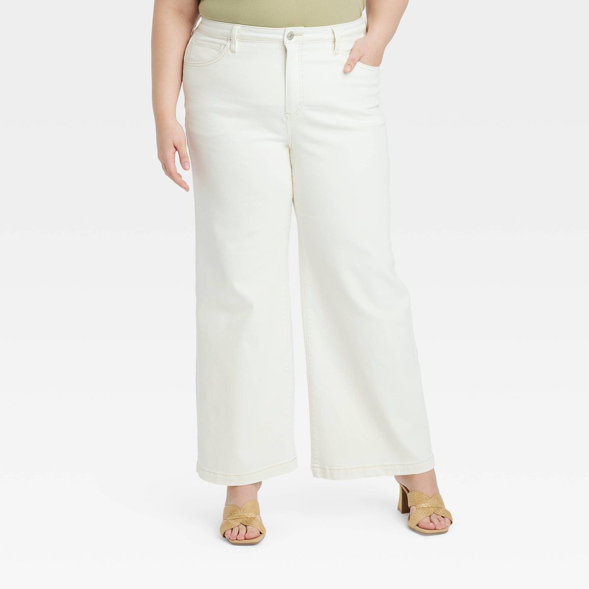 Women's High-Rise Wide Leg Jeans - Ava & Viv™ | Target