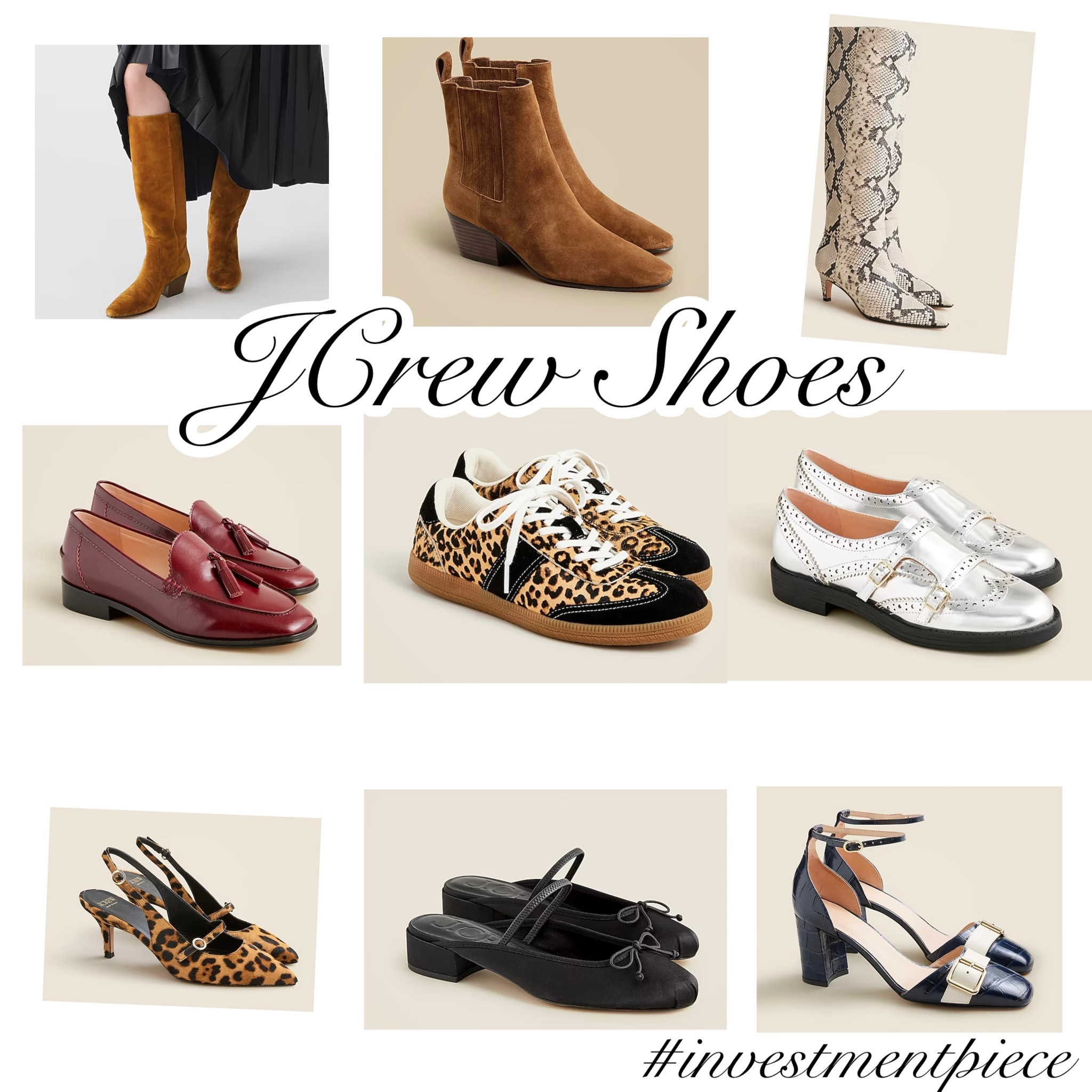 From must have boots to loafers, kicks, mules and on trend heels- so in love with all of these shoes from @jcrew #investmentpiece 

#LTKShoeCrush #LTKStyleTip #LTKFallSale