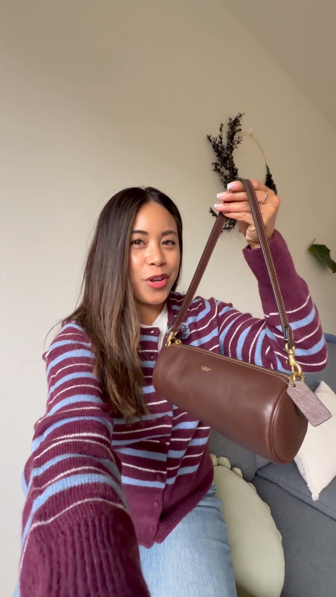 This barrel bag from coach is the perfect fall bag! I love this dark brown color and the shape is so unique.

#LTKootd #LTKSeasonal #LTKPetite