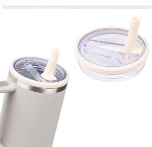 40 oz Flip Straw Lid for Stanley Tumbler, Leakproof & Spill Proof Stanley Lid Replacement, Reusab... | Amazon (US)