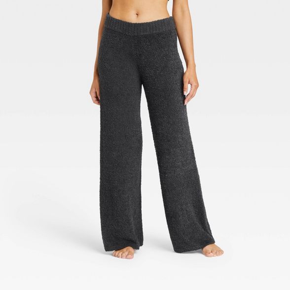 Women's Feather Yarn Lounge Wide Pajama Pants - Stars Above™ | Target