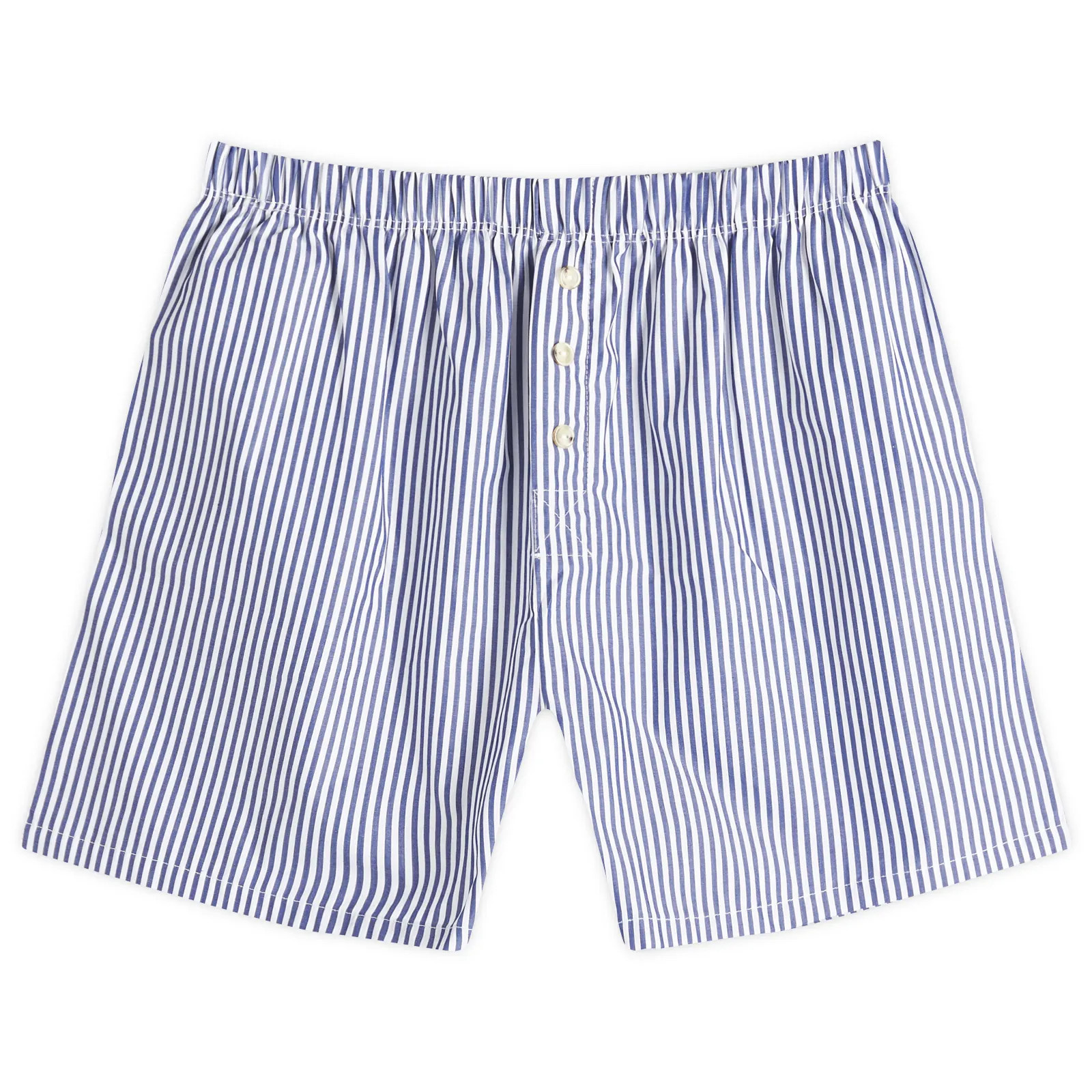 DONNI. Women's Stripe Pop Boxer in Navy Stripe, Size Small | END. Clothing