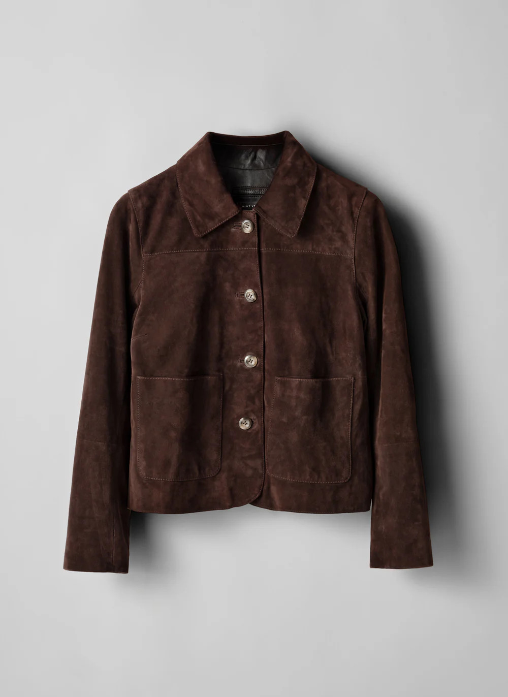 Brown Suede Jacket | Mint Velvet