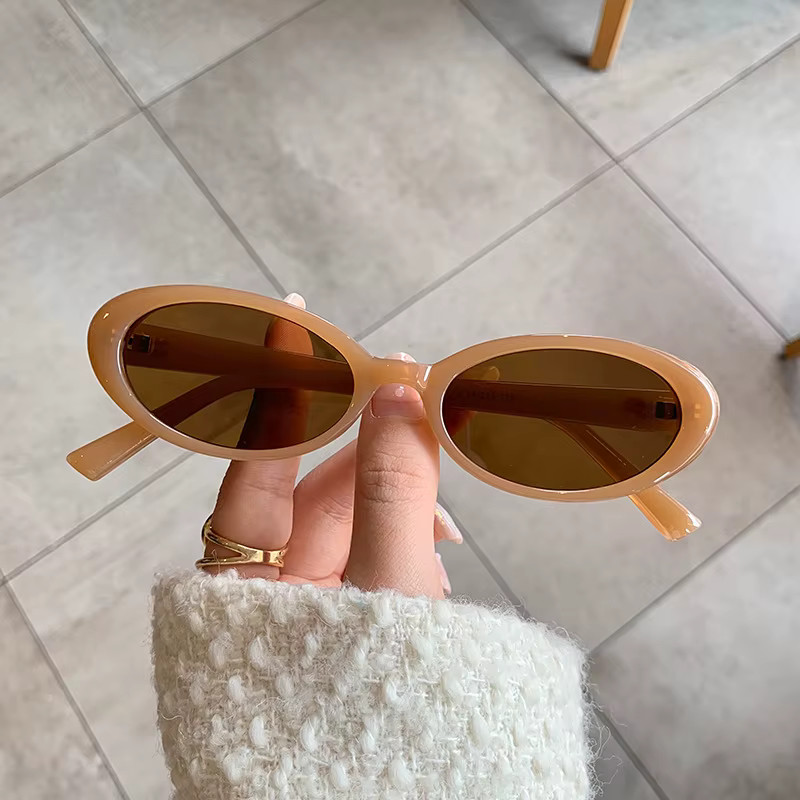 Vintage Oval Sunglasses | Small Sunglasses Women | Small Glasses Women | Retro Sunglasses - Sungl... | AliExpress (US)