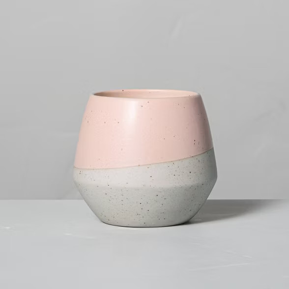 4.8oz Citrus Grove Decorative Geo Ceramic Seasonal Candle - Hearth & Hand™ with Magnoli... | Target