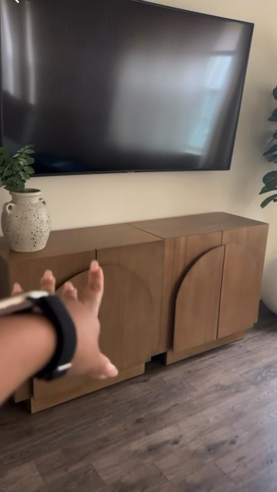 As the true DIY momma I am, I brought and built some new living room goodies 🤭. Shoutout to Nathan James for these gorgeous consoles✨. 

#LTKStyleTip #LTKHome