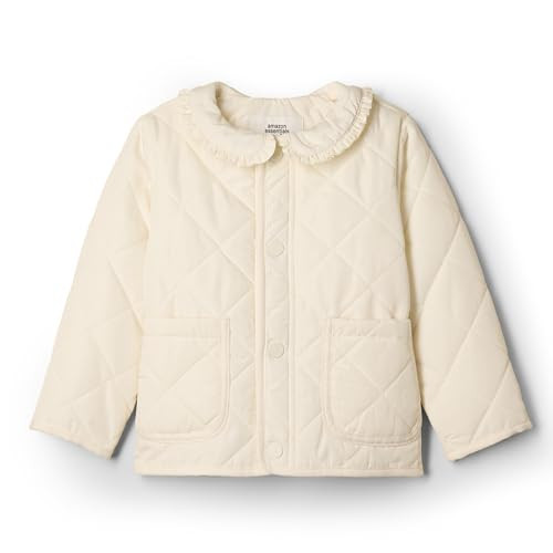 Amazon Essentials x Sofia Grainge Toddlers and Baby Girls' Midweight Field Jacket with Ruffle | Amazon (US)