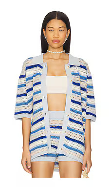 Lovers and Friends Lucia Cardigan in Blue Multi from Revolve.com | Revolve Clothing (Global)