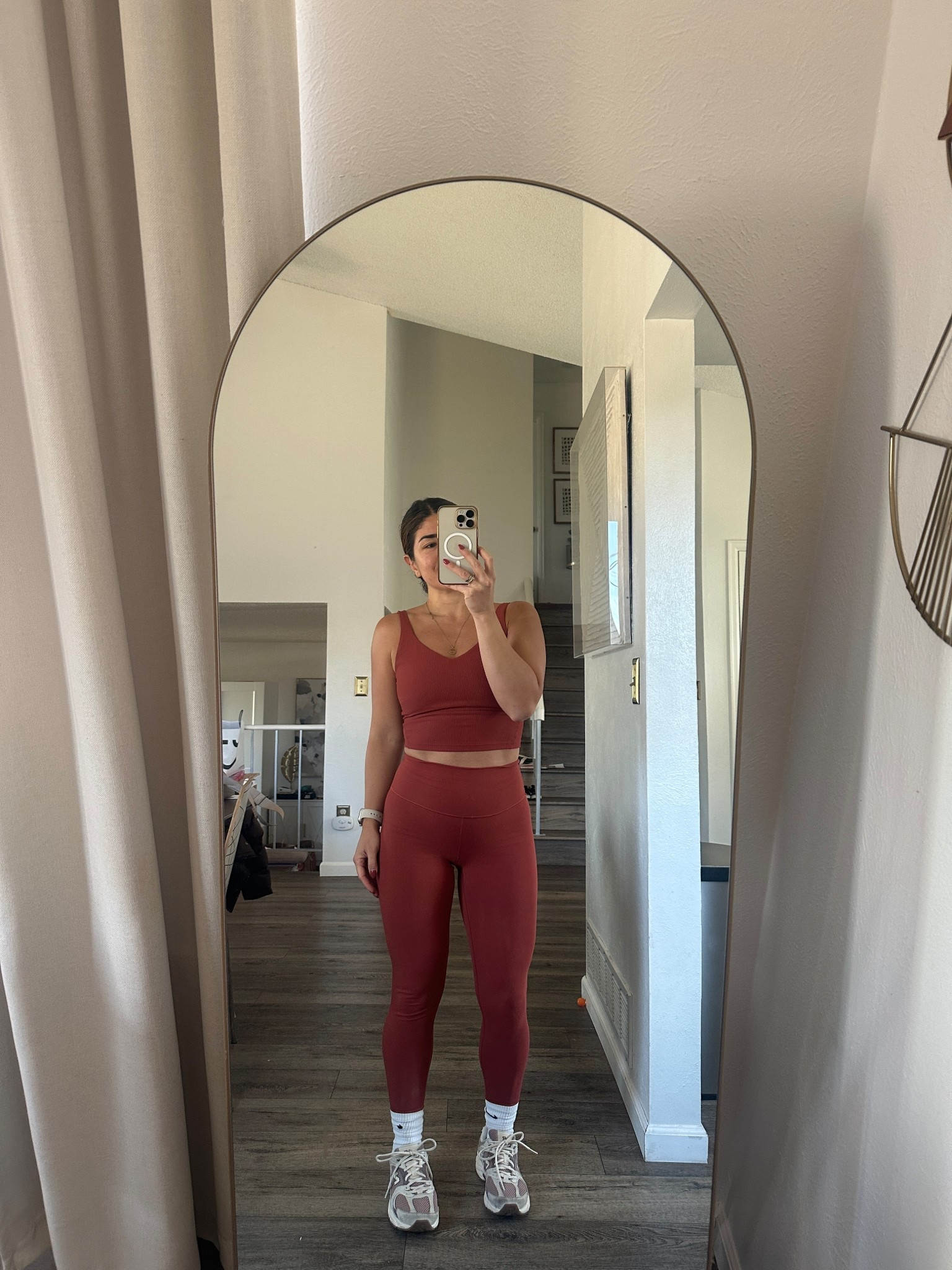 Since I started buying activewear from the Old Navy Studio Smooth collection I’ve been hooked! They are just like the name says, super smooth! Love how comfy and amazing they feel on the body. 
Fabrics are breathable and flexible. They are perfect for studio classes but I’ve also been using them for my HIIT classes and I’ve felt comfortable too! 
Top size small
Leggings size small

#LTKActive #LTKfitnessgoals #LTKmomlife