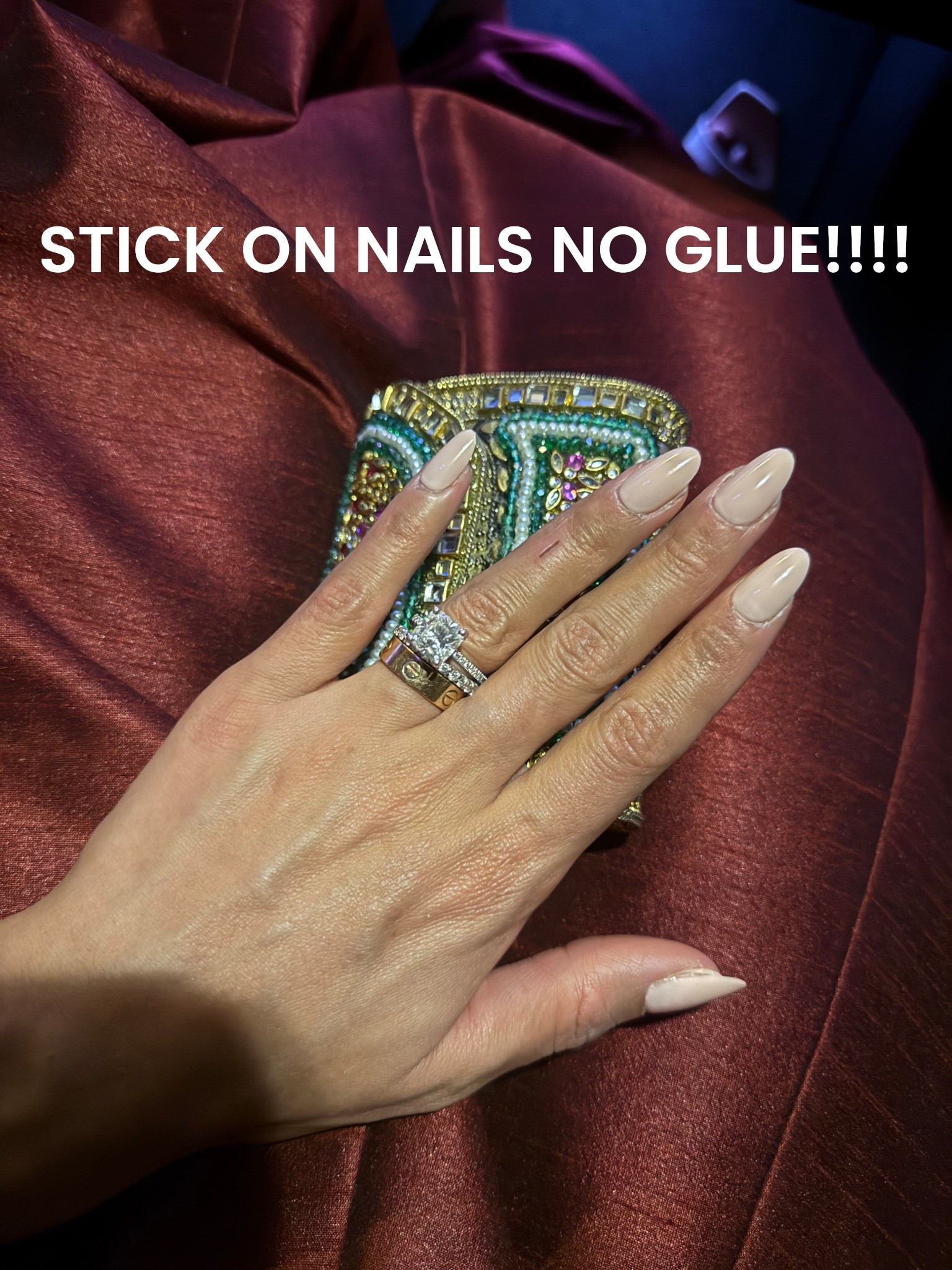Fav Muslim girl hack. No glue no nail damage. Easy to put on (takes seconds) and easy to come off! I buy a bunch of different styles and colors and just keep them whenever I travel or have an event where I want to look a little extra polished. Best thing to exist!

#LTKgrwm #LTKstorytime #LTKselfcare