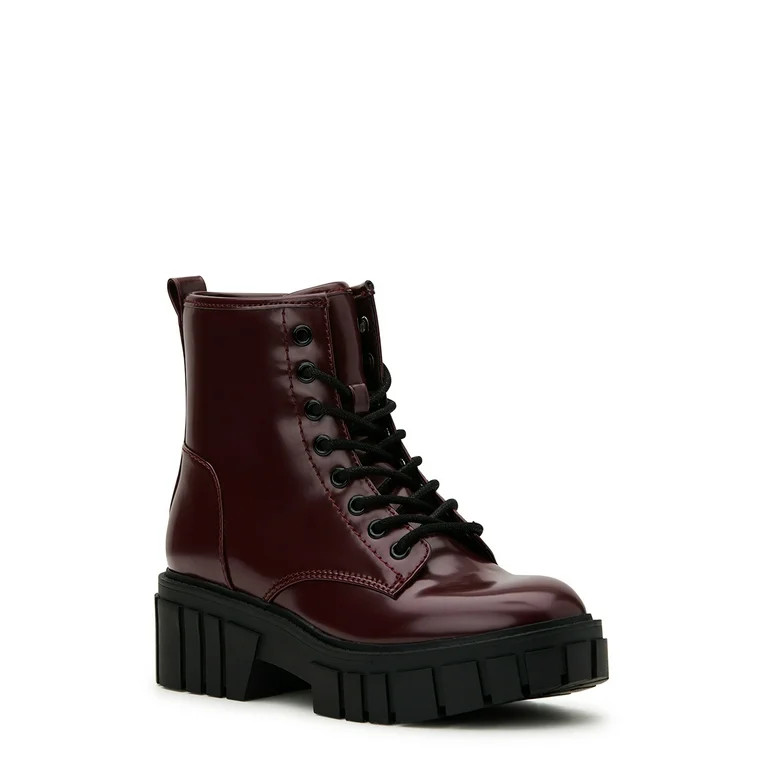 Madden NYC Women's Chunky Lug Combat Boots, Sizes 6-11 - Walmart.com | Walmart (US)
