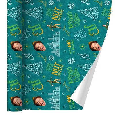 Elf Movie Pattern Gift Wrap 30" x 72" | Target