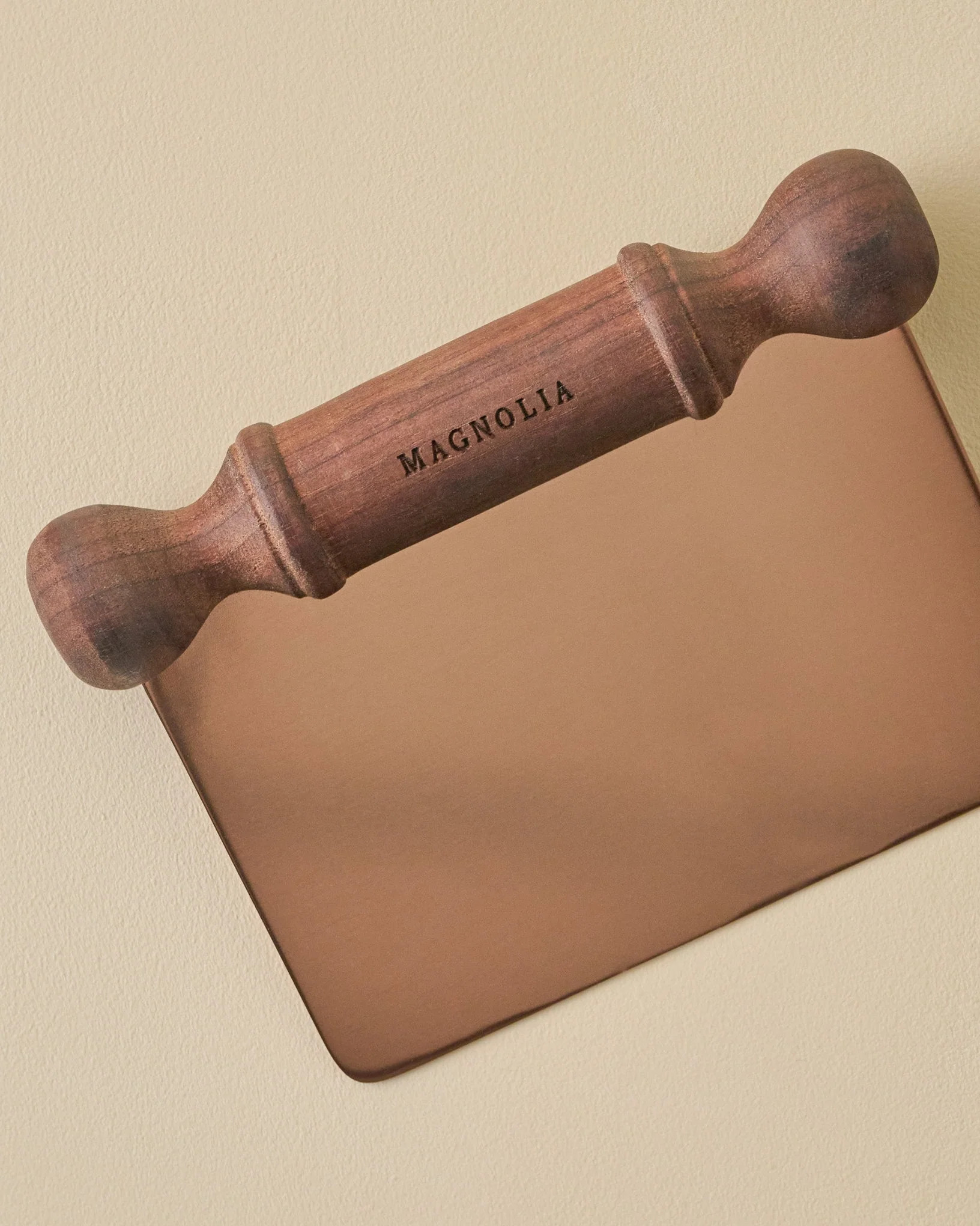 Magnolia Vintage Walnut Handle Bench Scraper | Magnolia