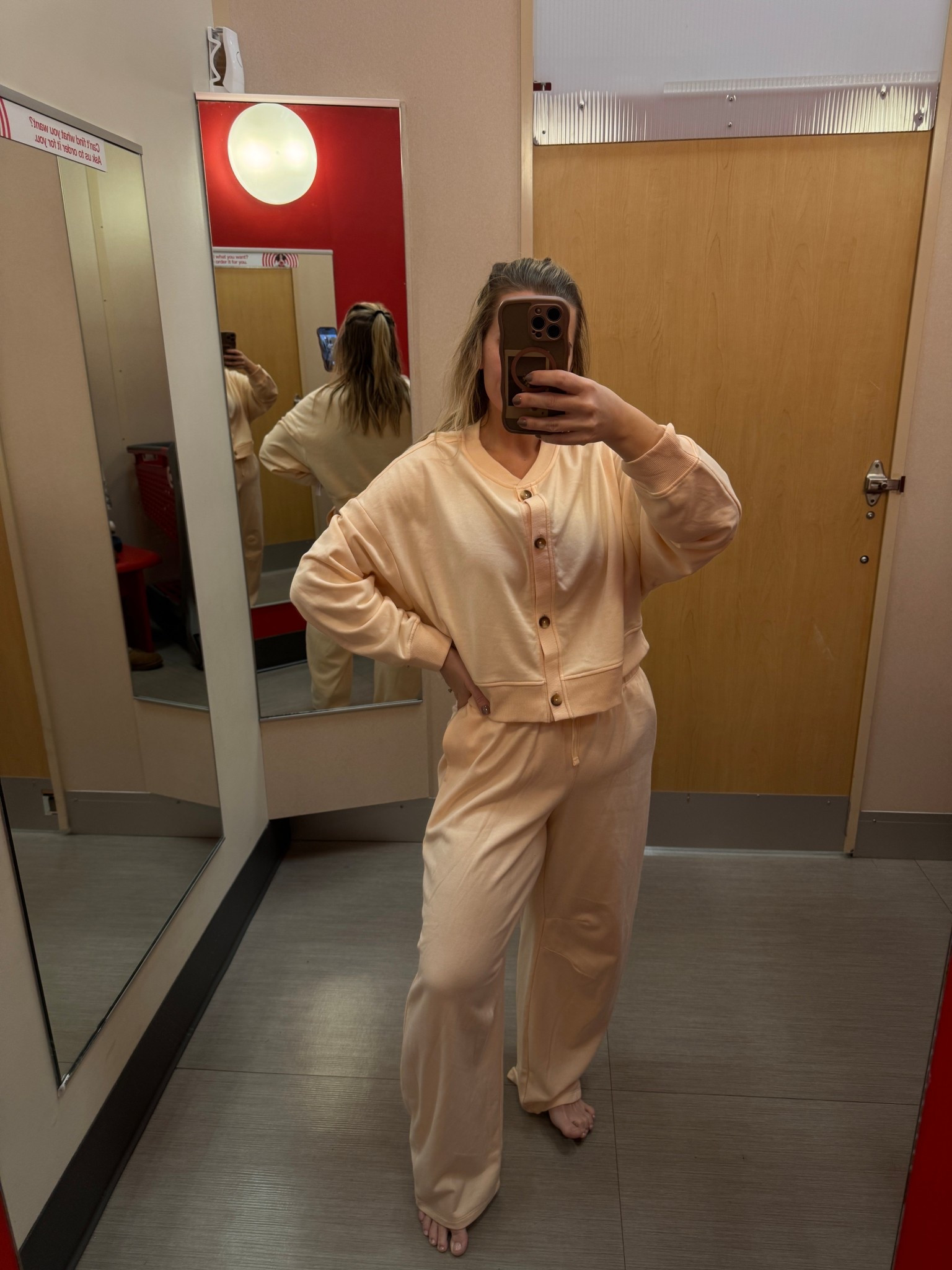This lounge set!!!! The color is peachy! @Target 

#LTKootd #LTKActive #LTKmomlife