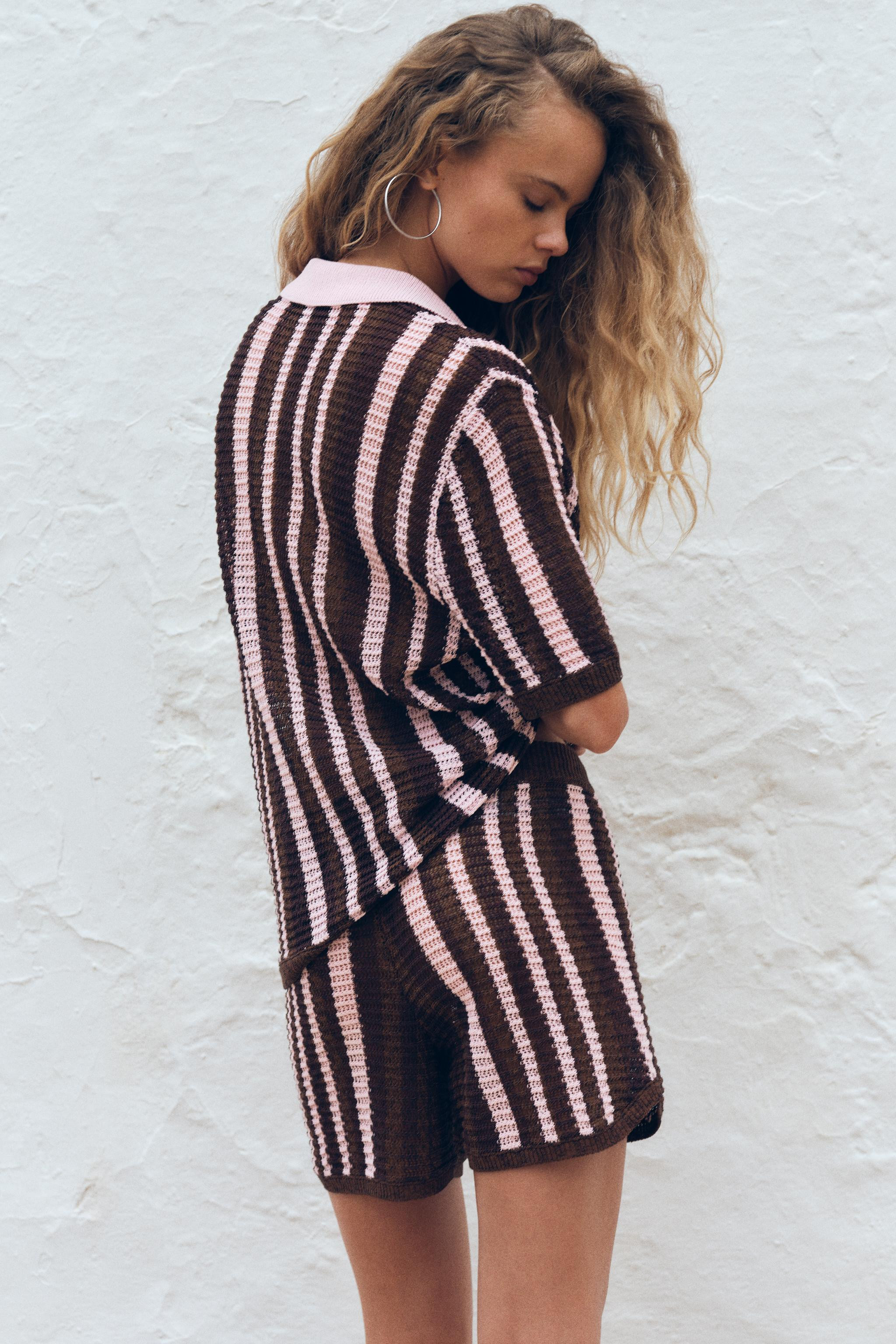 KNIT SHORTS | Zara UK