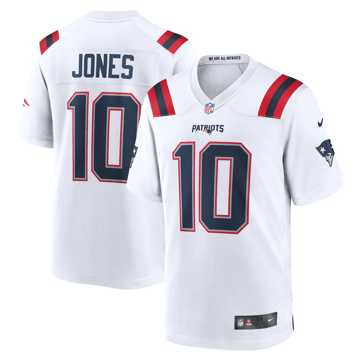 Nike Men's Mac Jones New England Patriots Team Game Jersey - White | Macy's