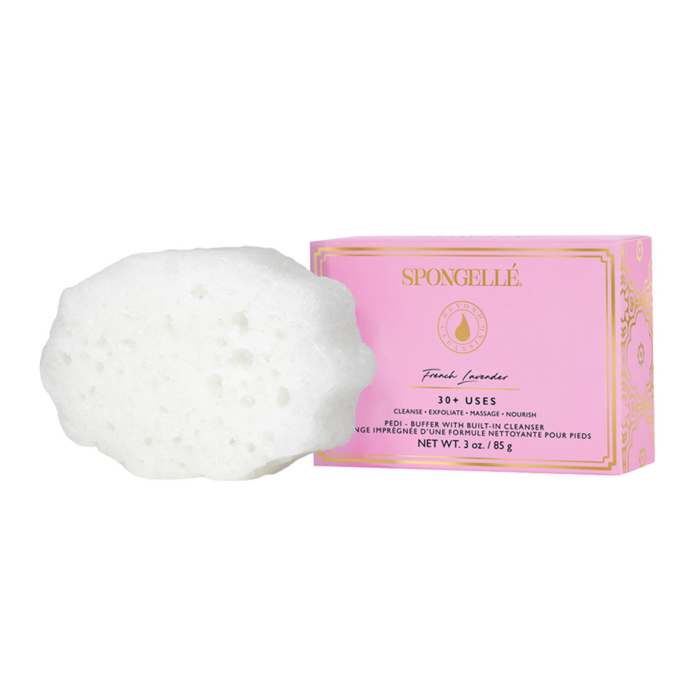 SPONGELLE Daisy Collection Pedi Buffer French Lavender | Ulta