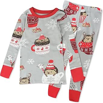 HonestBaby Holiday 2-Piece Pajamas Sleepwear PJs 100%!O(MISSING)rganic Cotton for Baby, Toddler, ... | Amazon (US)