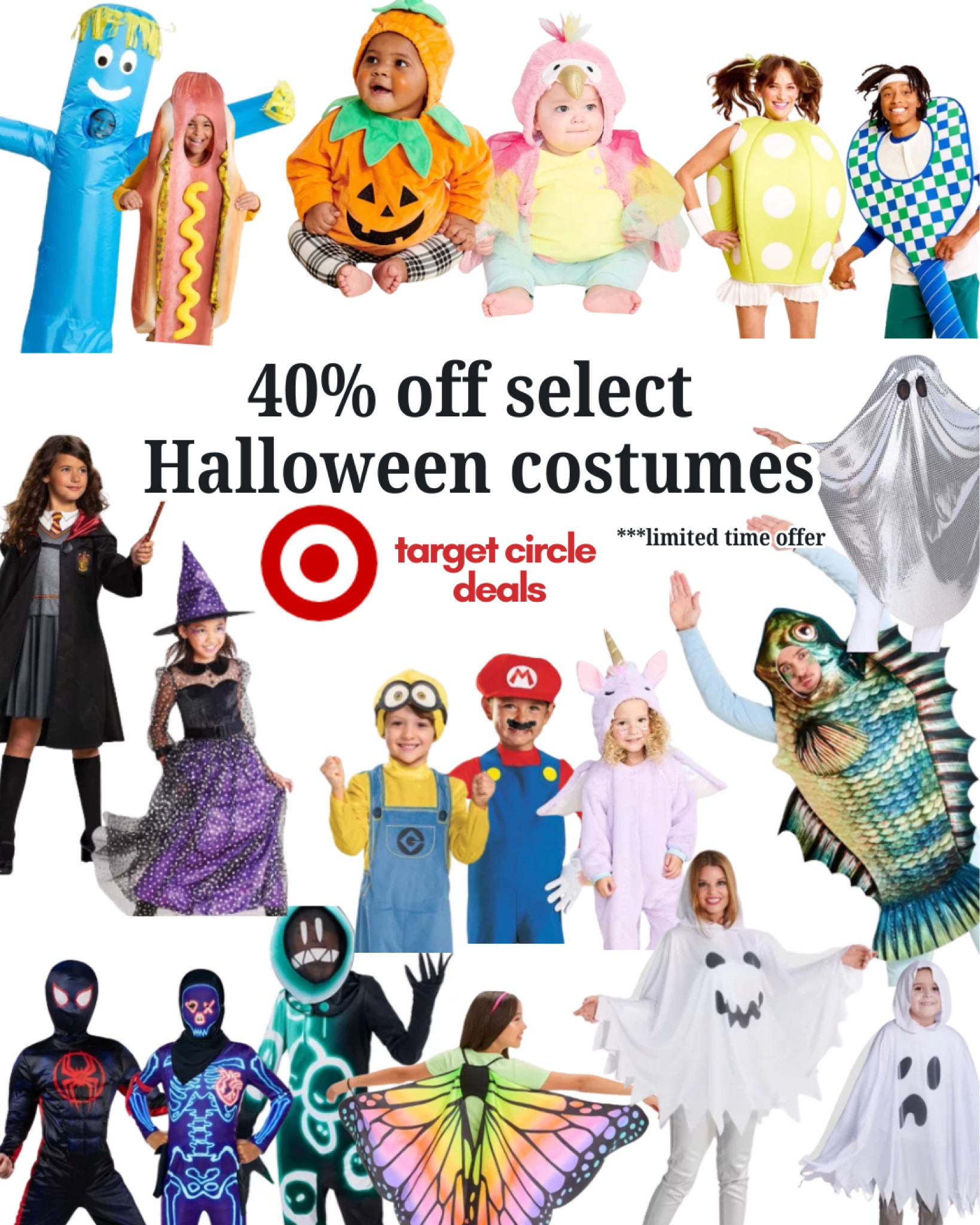 Target Circle Week deals! 40% off select Halloween costumes 

#LTKSaleAlert #LTKSeasonal #LTKHalloween