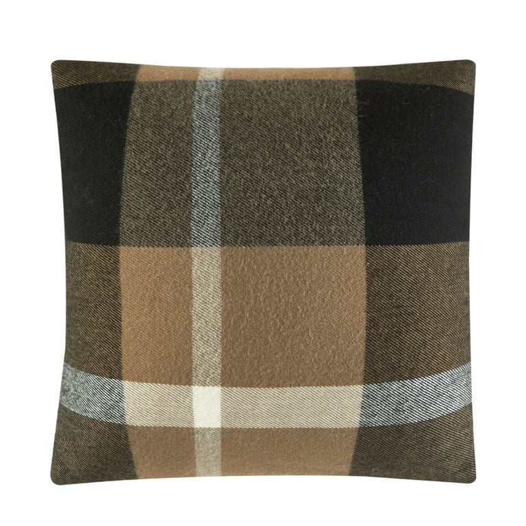 Mainstays 18" x 18" Rustic Plaid Decorative Pillow For Adults, Multi-Colored | Walmart (US)