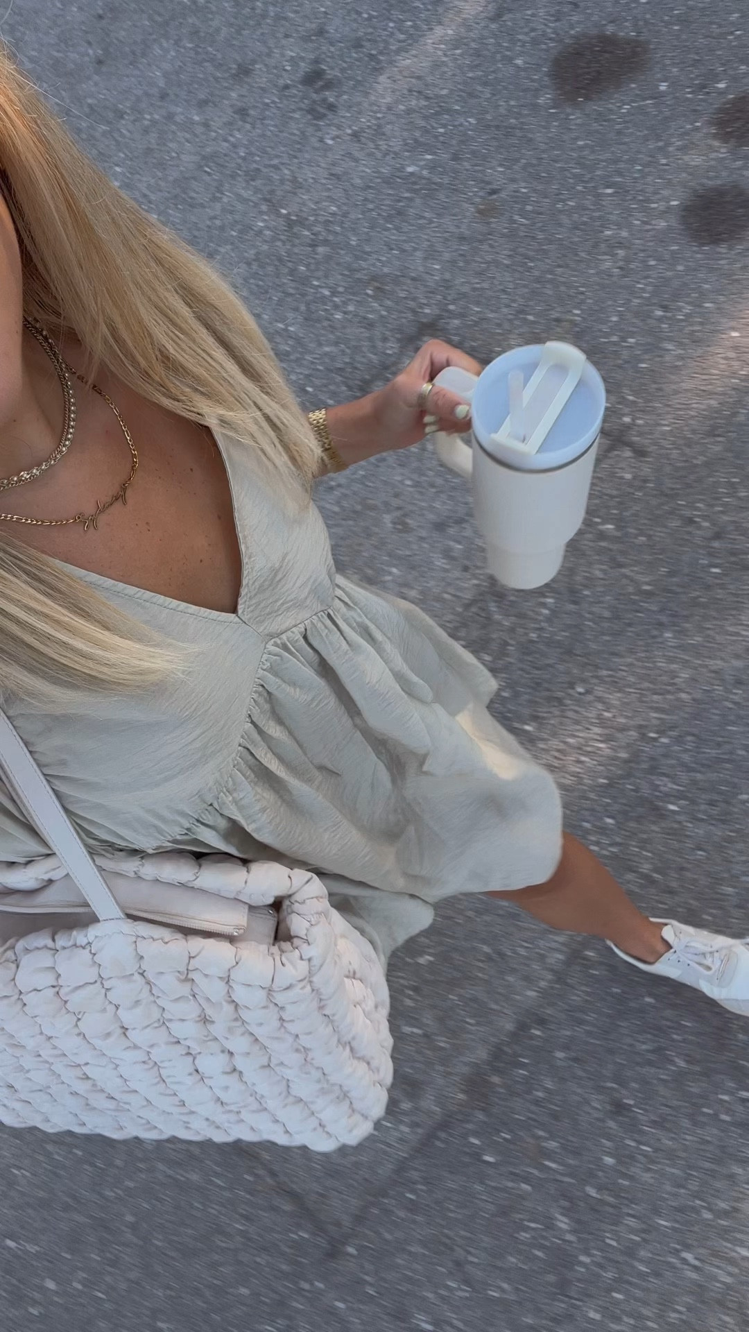 Mid week ootd = comfy dress and sneakers! Let’s take a moment for this quilted tote bag though….it’s a must. So many options linked below! 

#LTKunder50 #LTKworkwear #LTKstyletip