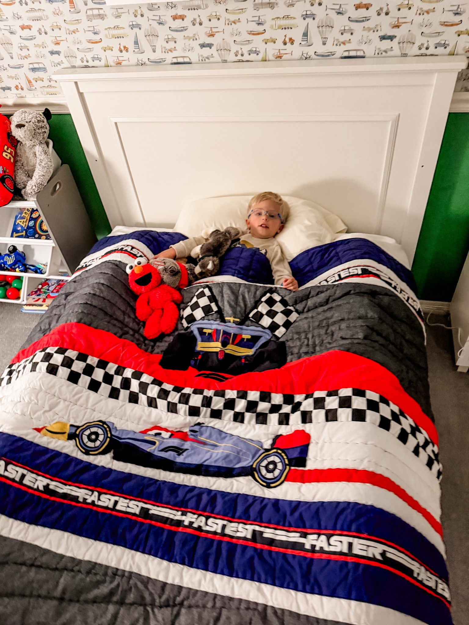 This formula 1 quilt is warm and high quality. I’m planning on using it for my son’s bedding for years to come!

Toddler boy, toddler bed, kids bedding, boy room

#LTKHome #LTKKids