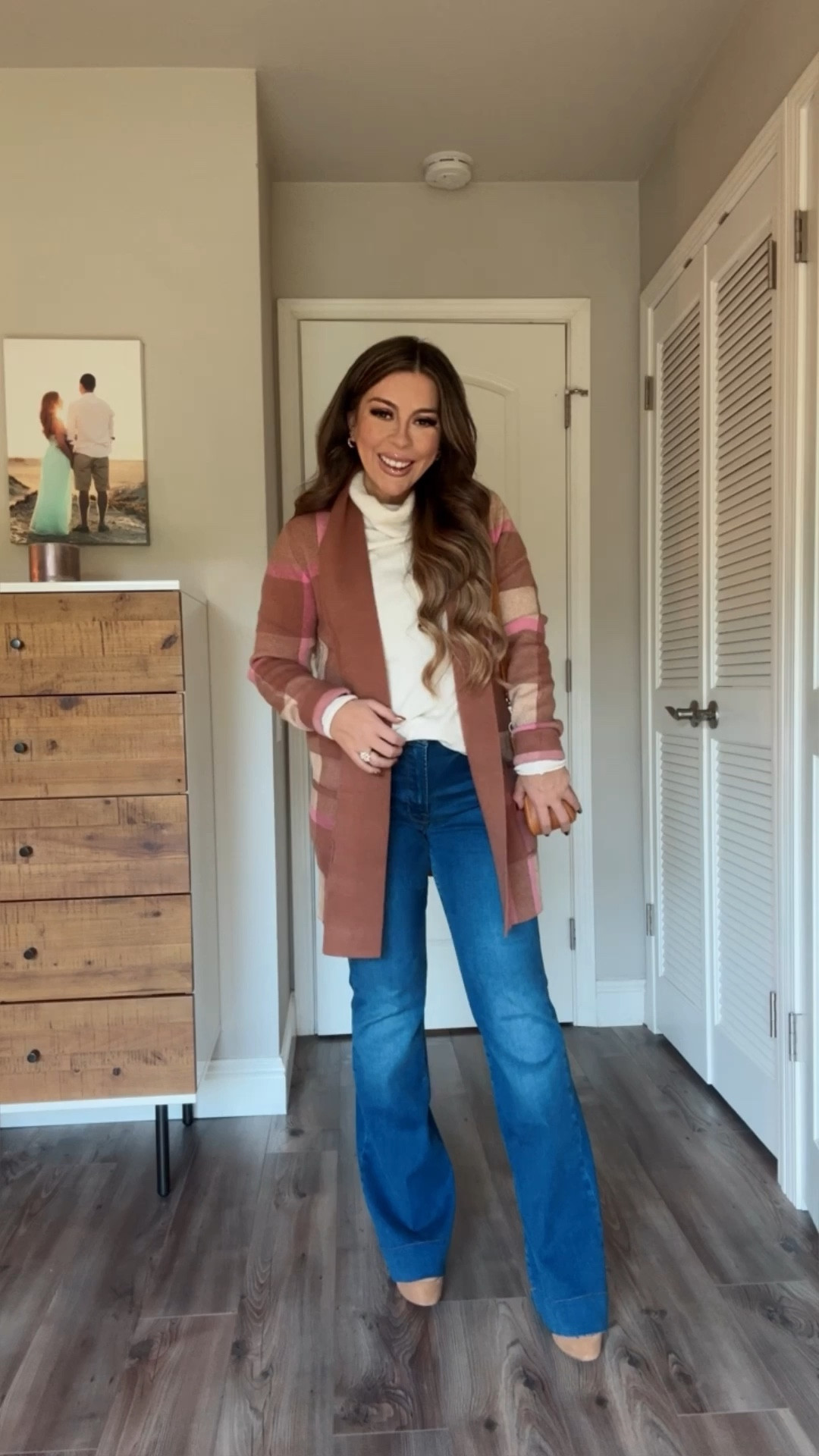 Wearing xs in this plaid cardigan from Walmart. Paired it here with my fav Maternity jeans! Jeans also come in regular non-maternity.

Plaid
Flared jeans
Fall outfit
Walmart style
Walmart fashion
Bump style

#LTKbump #LTKfindsunder50 #LTKsalealert