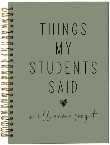 Teacher Gift Spiral Notebook - Thank You Gift for Teacher, Teacher Appreciation Gifts, Keepsake J... | Amazon (US)