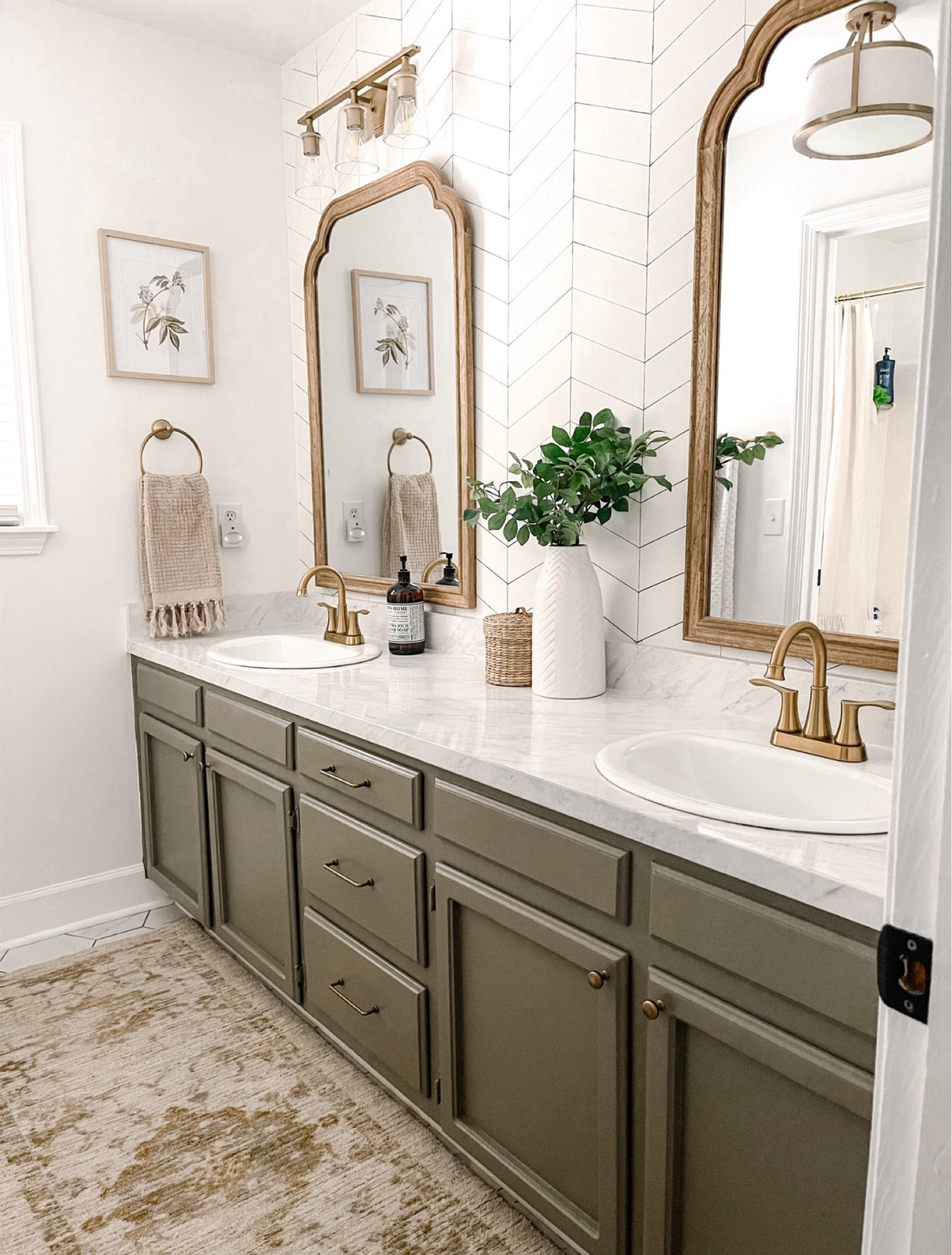 My master bathroom runner is on sale 30% off (sale ends 7/13)

Vintage look
Non-skid backing 
Machine washable
Beautiful neutral colors 

I also have a second that I rotate through my kitchen 😉

#LTKSummerSales #LTKSaleAlert #LTKHome