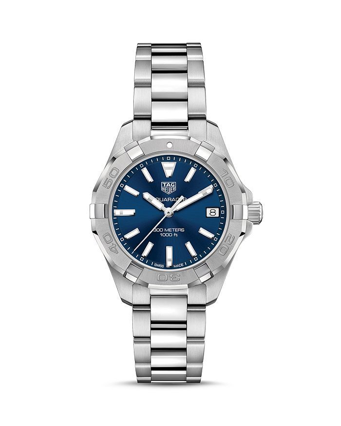 Aquaracer Quartz Ladies' Blue Steel Watch, 32mm | Bloomingdale's (US)