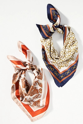 Patterned Hair Scarves, Set of 2 | Anthropologie (US)