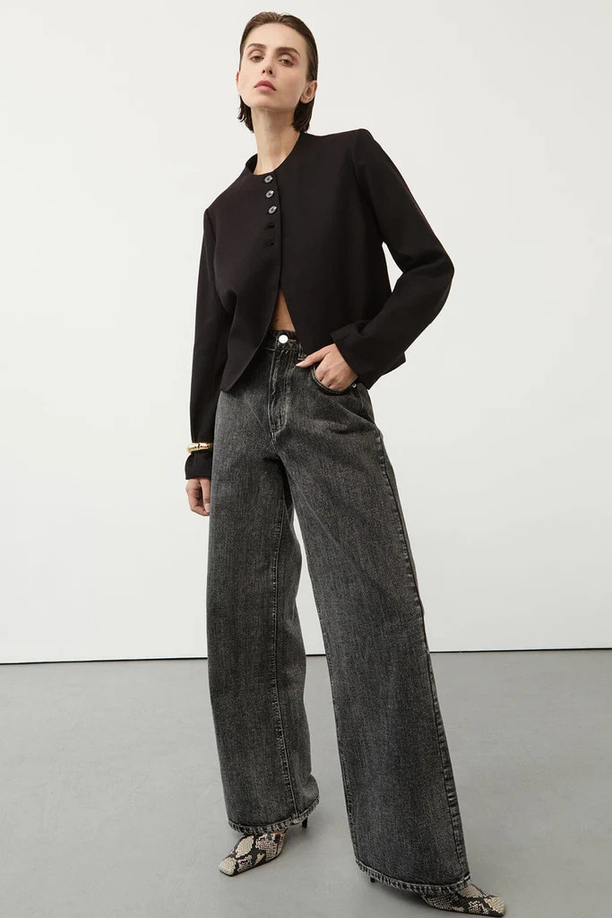 REAGAN 2.0 WASHED BLACK SLOUCHY JEAN | DISSH