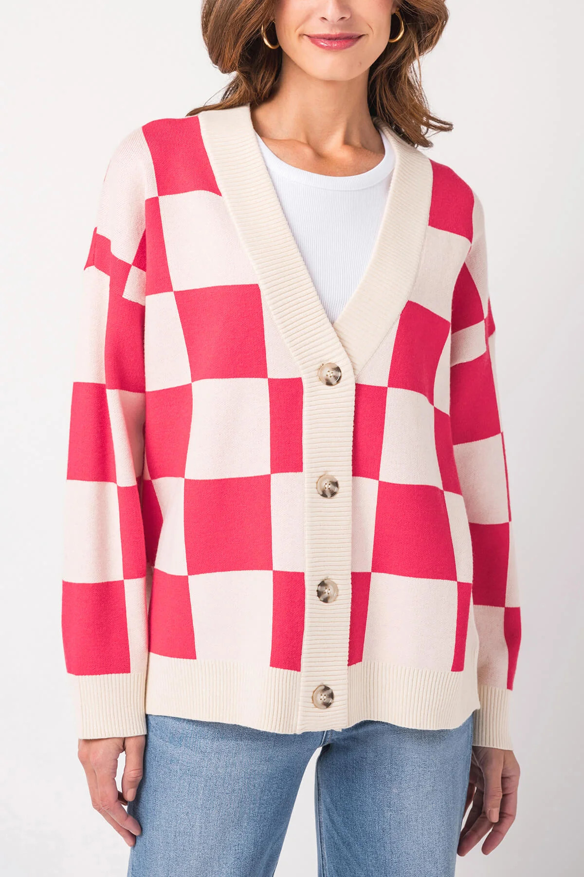By Together Check Me Out Cardigan | Social Threads