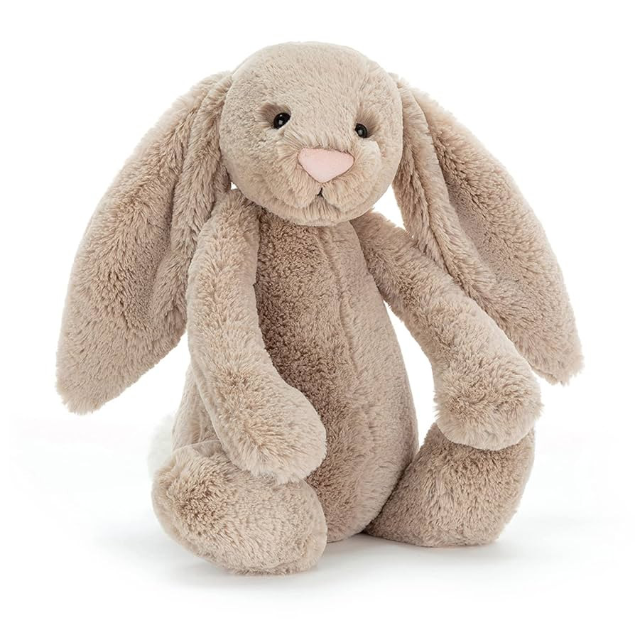 Jellycat Bashful Beige Bunny Stuffed Animal, Large 14 inches - Rabbit and Bunny Plush Toy - Class... | Amazon (US)