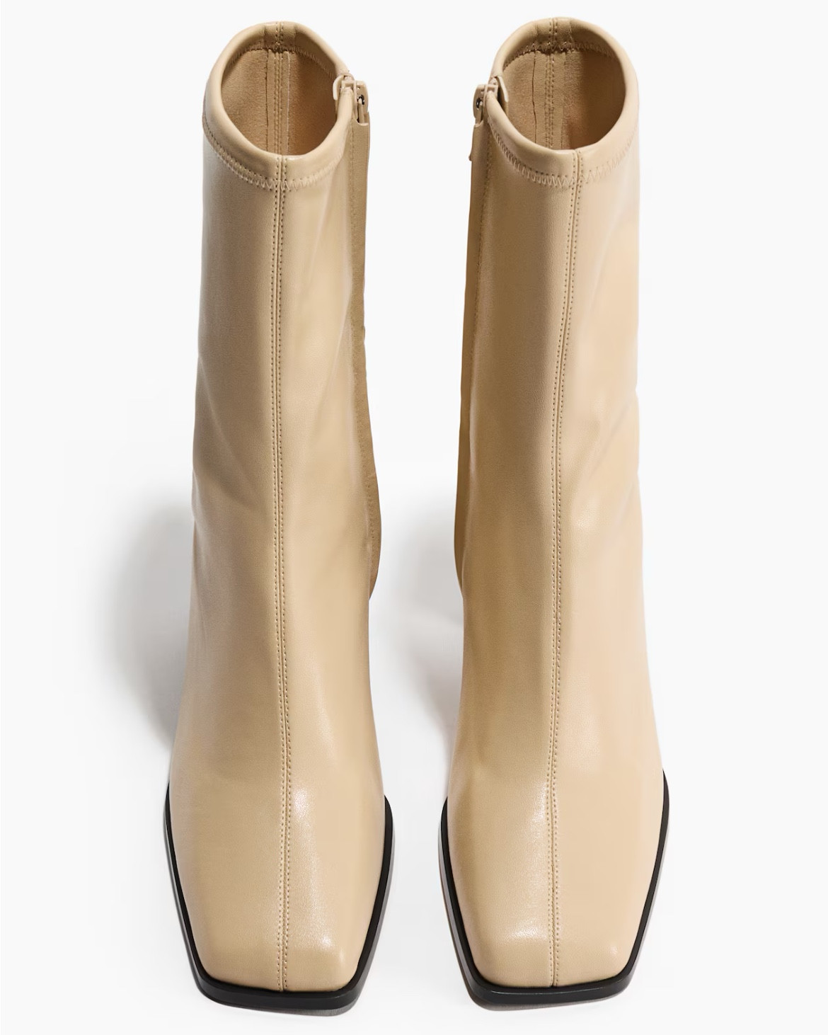 Beige square toe heeled booties 

#LTKSeasonal #LTKFindsUnder100