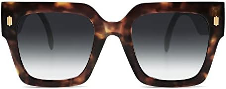 SOJOS Vintage Oversized Square Sunglasses for Women,Retro Womens Luxury Big Large Sun Glasses UV4... | Amazon (US)