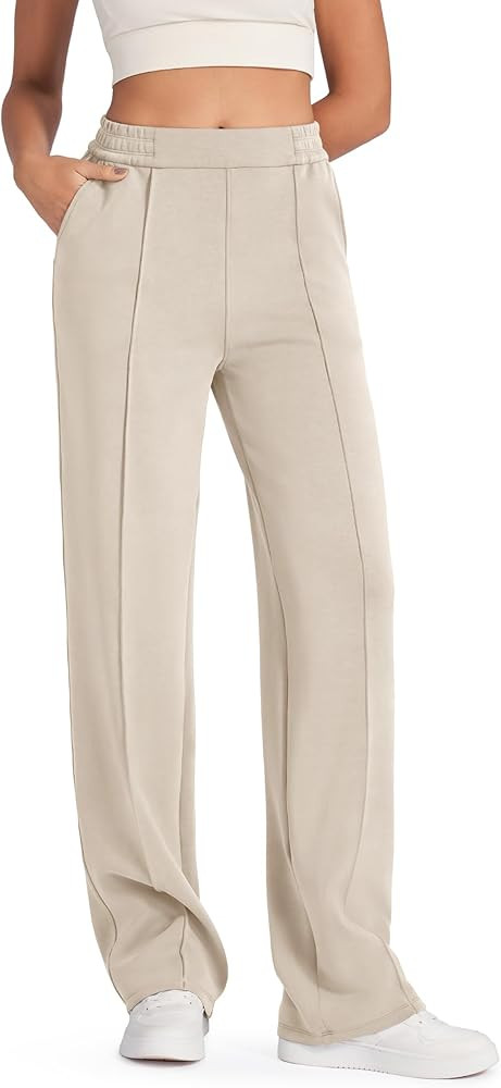 G4Free Smoofit Modal Soft Women Wide Leg Sweatpants with Pockets Yoga Pants Casual Lounge Trouser... | Amazon (US)