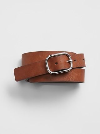 Faux Leather Belt | Gap Factory