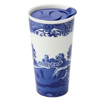 Spode Blue Italian Travel Mug 12Oz | Wayfair North America