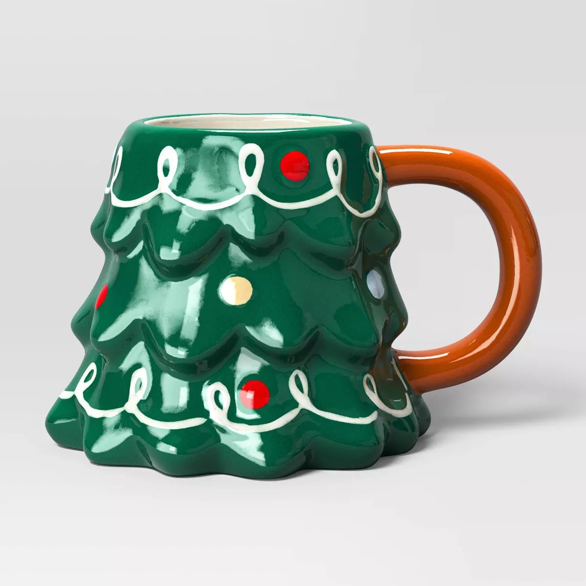 14.3oz Holiday Earthenware Christmas Tree Mug - Wondershop™ | Target