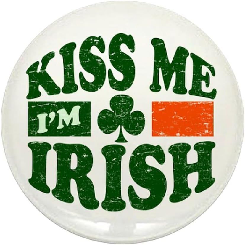 CafePress Kiss Me Im Irish 1" Round Mini Button | Amazon (US)