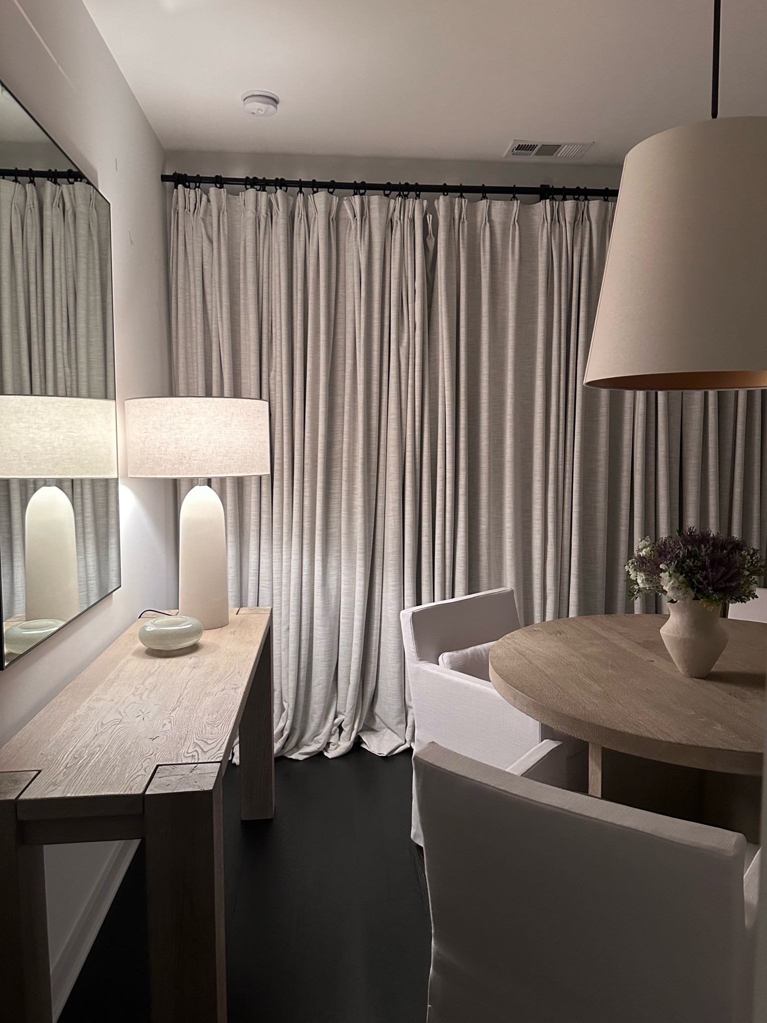 Liz pleated linen curtains in ivory (92”x200”). 

#LTKstyletip #LTKhome #LTKsalealert