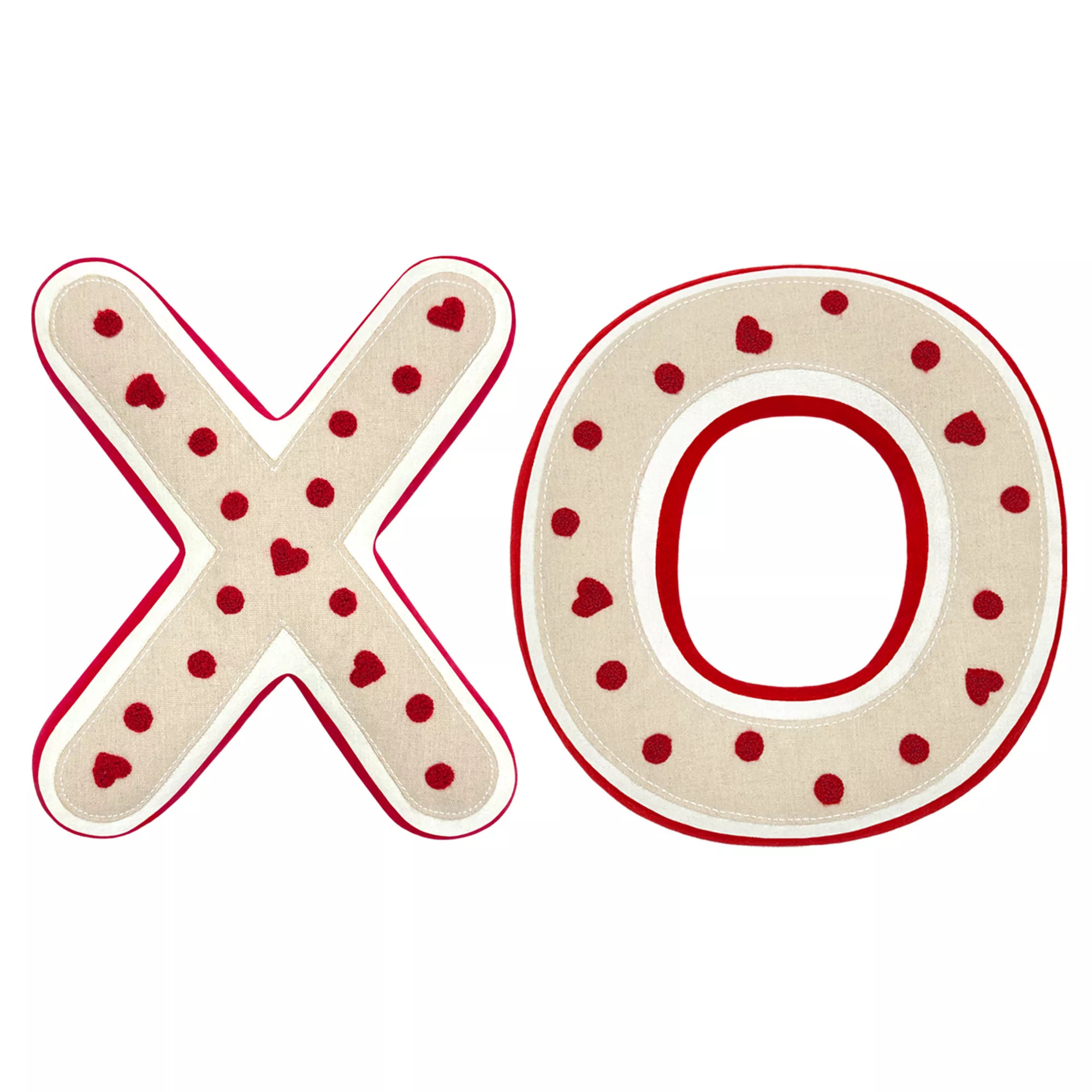 Celebrate Together Valentine's Day Linen Xo Shaped 2-Pack Pillows | Kohl's