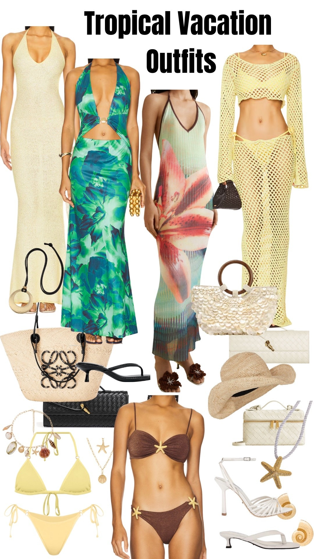 Tropical Vacation Outfits #summeroutfits #vacationoutfits #swimwear #coverup

#LTKSeasonal #LTKSwim #LTKFindsUnder50